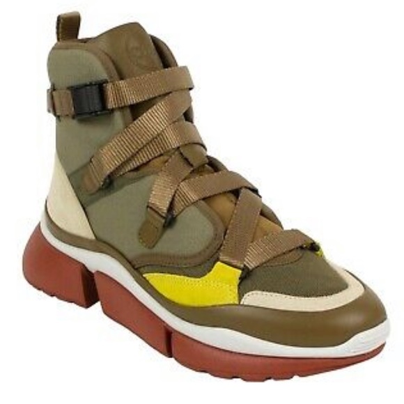 chloe sonnie sneaker high top